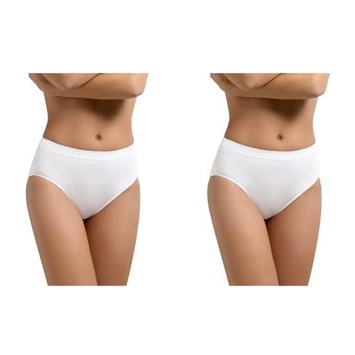 SENSI' Perizoma Donna Vita Bassa In Microfibra Seamless - Floreale, Tassello In Cotone, Made In Italy
