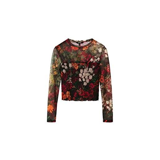 Desigual maglietta a maniche lunghe t-shirt, materiale finitura: , xl donna