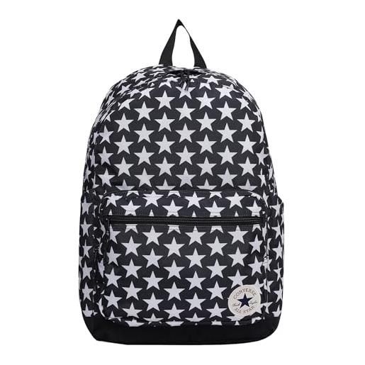 Converse patterned go 2 backpack a49 - converse black and white stars one size