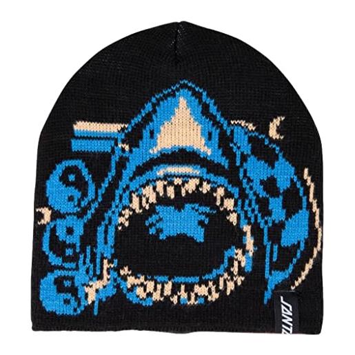 Santa cruz shark trip beanie - nero, nero , taglia unica