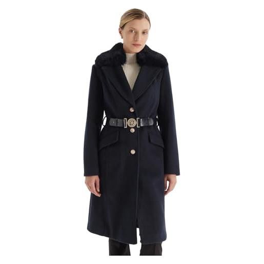 Guess DAISY PUFFER LOGO FLOCK Nero - Consegna gratuita