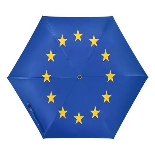 Joitme ombrello leggero della bandiera dell'europa, ombrello compatto, ombrello del poliestere