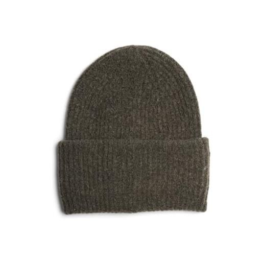 PIECES pcmoella hood noos bc beanie, morel/dettagli: mélange, taglia unica donna