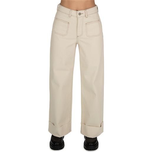 GOD SAVE DENIM | jeans ermes cropped beige