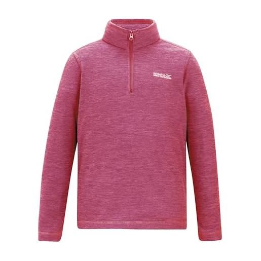 Regatta bambini hot shot mélange mezza zip pile caldo antipilling asciugatura rapida winter layer top