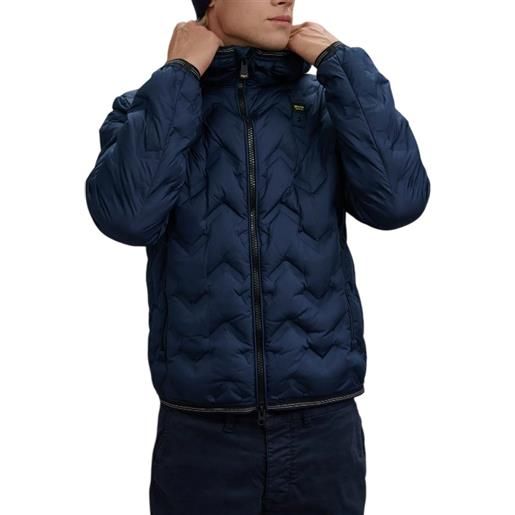 BLAUER piumino ad angoli piery - 25wbluc03233 - blu