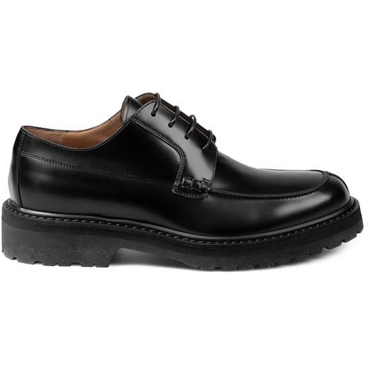DRIES VAN NOTEN derby in pelle - nero