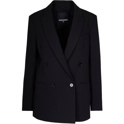Patrizia Pepe blazer doppiopetto - nero