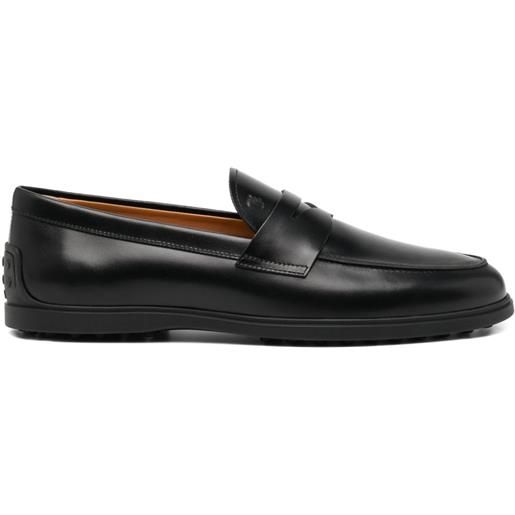 Tod's mocassini in pelle - nero