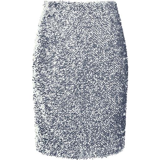 16Arlington gonna midi delta con paillettes - argento