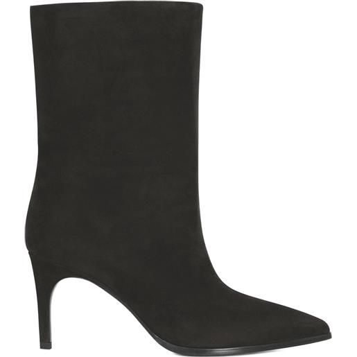 POTAMY stivaletti in pelle scamosciata - marrone