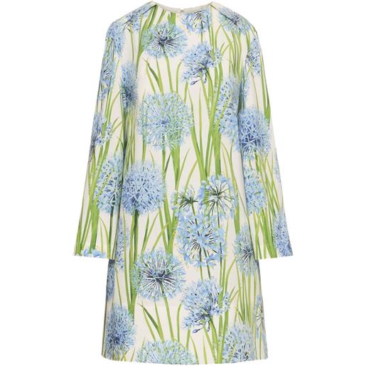 Oscar de la Renta abito allium - blu