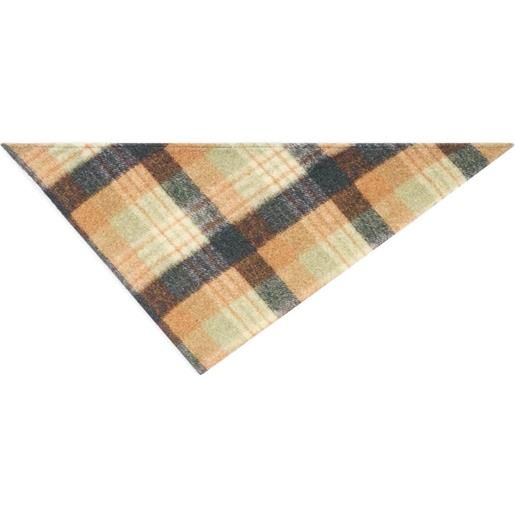 DRIES VAN NOTEN sciarpa in lana a quadri - toni neutri