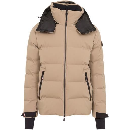 Moncler Grenoble piumino con cappuccio - toni neutri