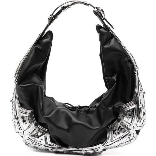 Innerraum borsa a mezza luna - argento