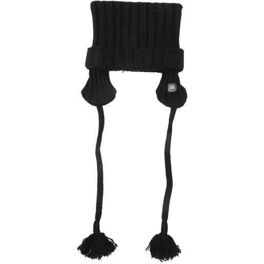 Juun.J berretto con nappa - nero