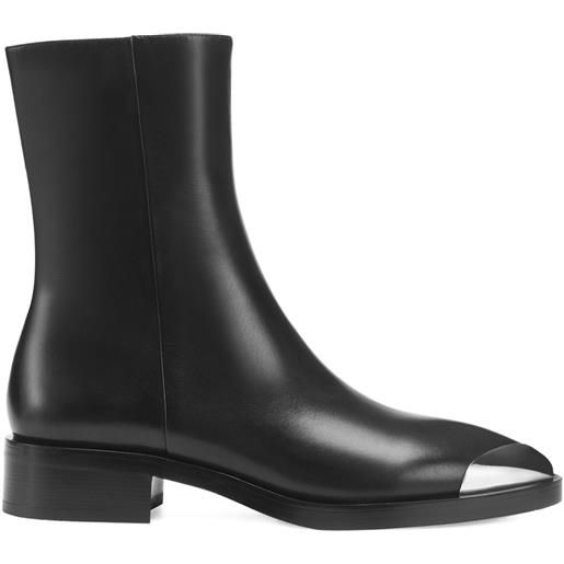 POTAMY stivaletti in pelle - nero