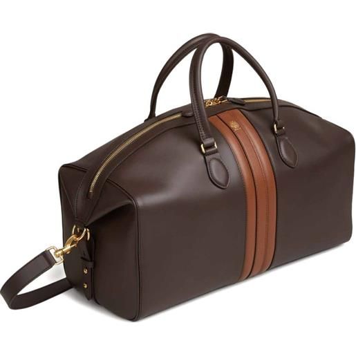 Bally valigia con logo - marrone