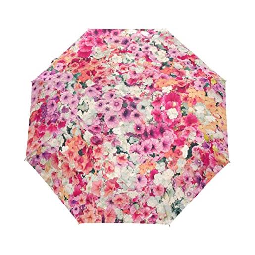 GAIREG fiori modello 1 ombrello da viaggio automatico aperto chiudere compatto ombrelli da pioggia pieghevoli