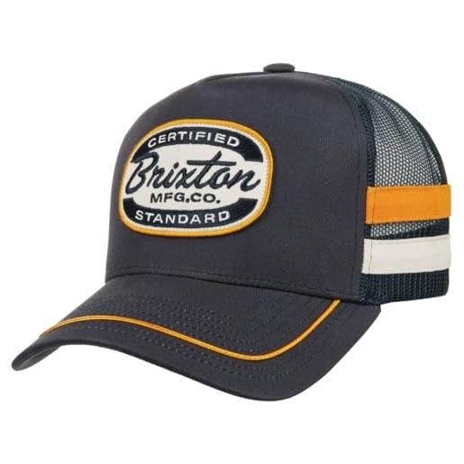 Brixton Brood Cappellino Baseball Unisex - Colore Blu Navy/Crema, Taglia XS, Miscela Cotone E Poliestere, Con Spilla Laterale - 4