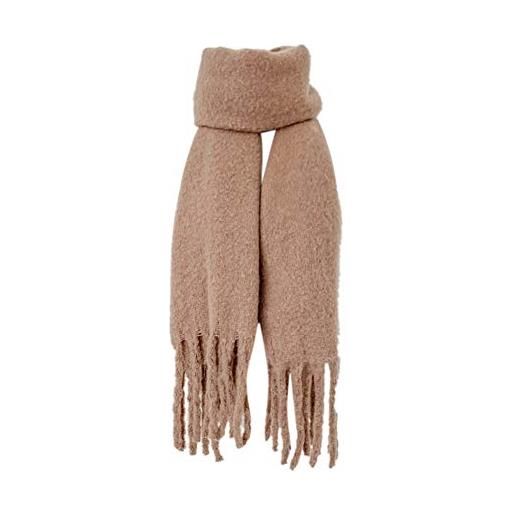 Asudaro sciarpa avvolgente con scialle e scialle con frange sciarpa con frange triangolo sciarpa lunga calda e spessa invernale unisex sciarpa avvolgente a scialle in tinta unita sciarpa calda invernale