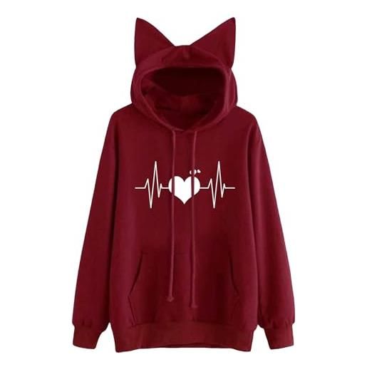Bambini Carino Gatto 3D Stampato Felpe con cappuccio Ragazzi Ragazze
