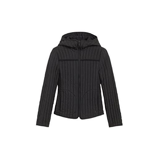 Trussardi jeans donna piumino 56s007861t005975 poliuretano nero 40