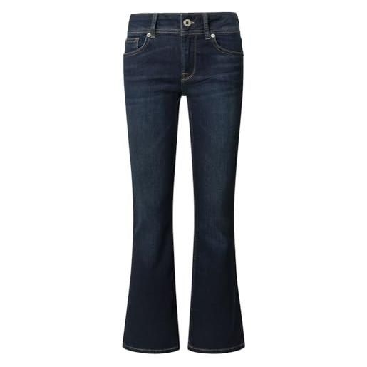 Pepe Jeans flare lw pimlico jeans, blu (denim-6fa), 30 w/34 l donna