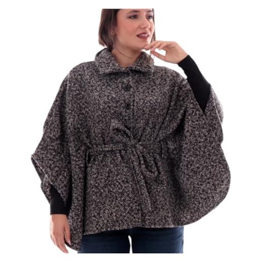 Liu jo d poncho bottoni+cintura uni