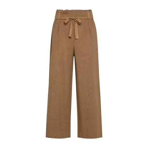 DEHA - pantalone in lino, mandorla (s)