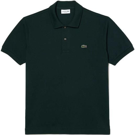 LACOSTE polo ss cotone verde