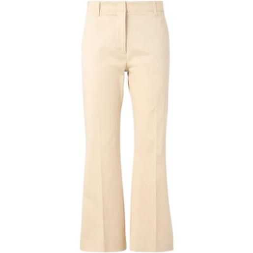 Weekend Max Mara  pantalone dritto svasato in cotone