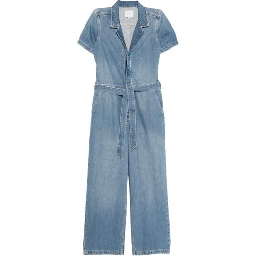 Reformation tuta intera denim graham - blu