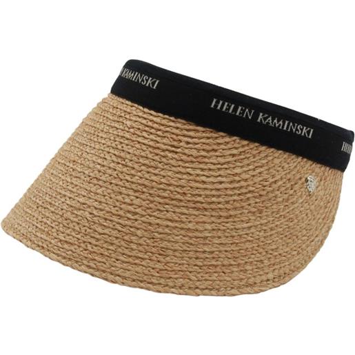 Helen Kaminski visiera bianca 12 con logo - toni neutri