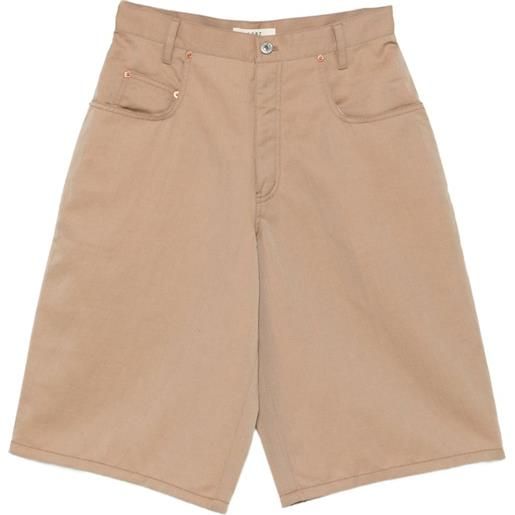 6397 shorts con cinque tasche - marrone