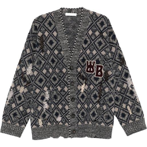 Wales Bonner cardigan sibling - grigio