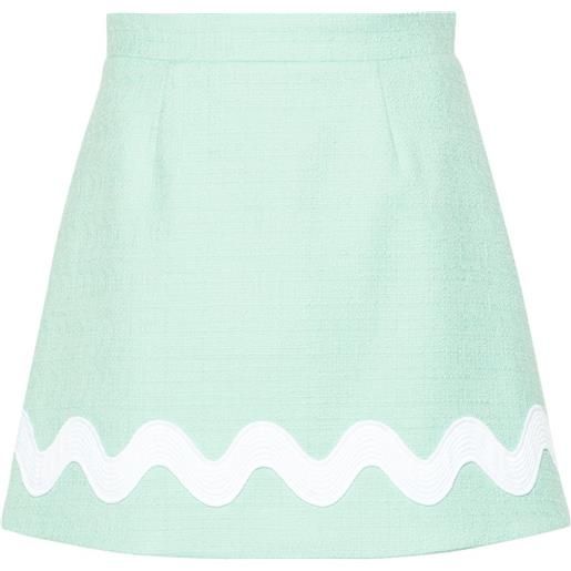 Patou minigonna wave - verde