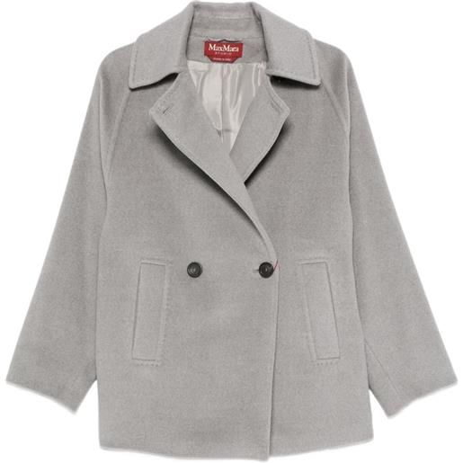 Max Mara cappotto doppiopetto aryan - grigio
