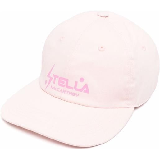 Stella McCartney cappello da baseball con stampa - rosa