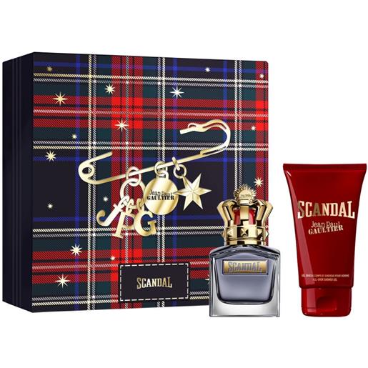Jean paul gaultier cofanetto scandal pour homme 50ml + 75ml cofanetto con eau de toilette e shower gel