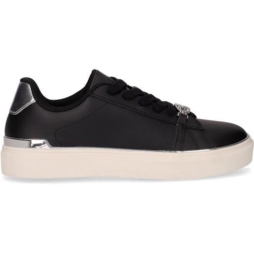 LIU-JO kiki 01 sneaker in pelle nero - donna - nero
