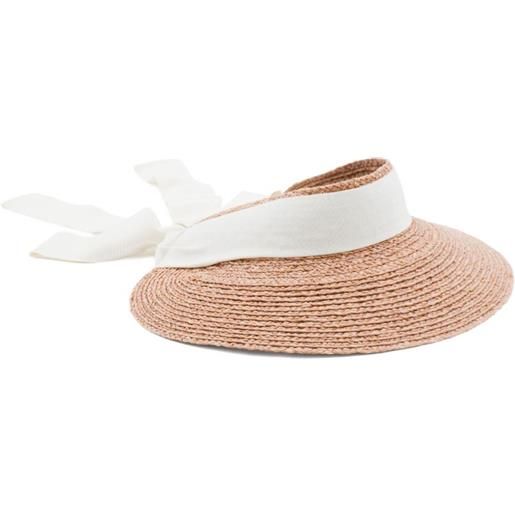 Helen Kaminski visiera sabina in rafia - toni neutri