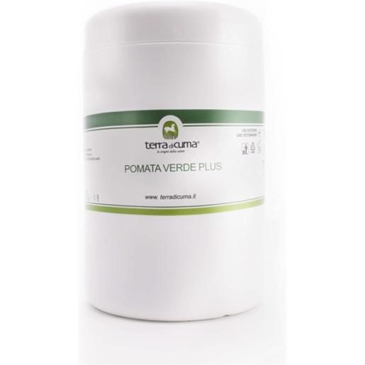 TDC TECHNOLOGY DEDIC. TO C.Srl pomata verde plus terra di cuma 1000g - unguento lenitivo per cavalli - cura e protezione per la pelle equina