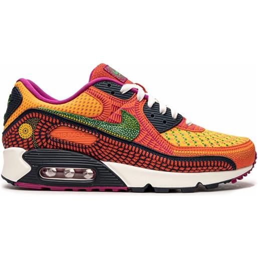 Nike sneakers air max 90 dia de los muertos - arancione