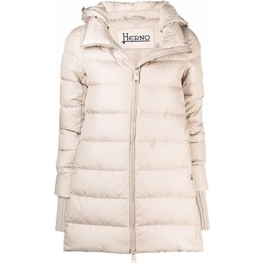 Herno piumino con cappuccio - toni neutri