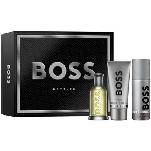 Boss bottled - set eau de toilette 100 ml + s/g 100 ml + deo 150 ml, 100 ml