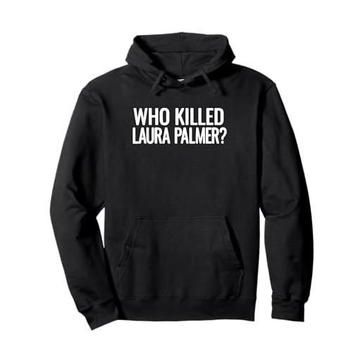 Twin Peaks who killed laura palmer white felpa con cappuccio