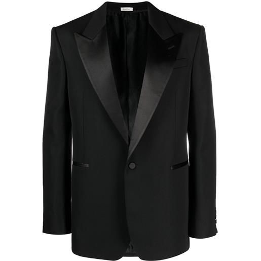 Alexander McQueen blazer monopetto - nero