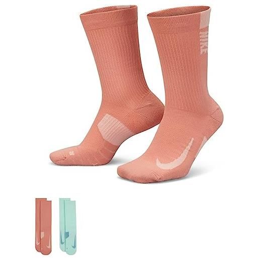NIKE u nk mltplier crw 2pr running socks running crew sock