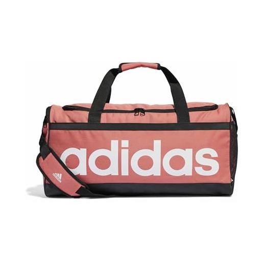 adidas essentials linear duffelbag prelsc/black/white m